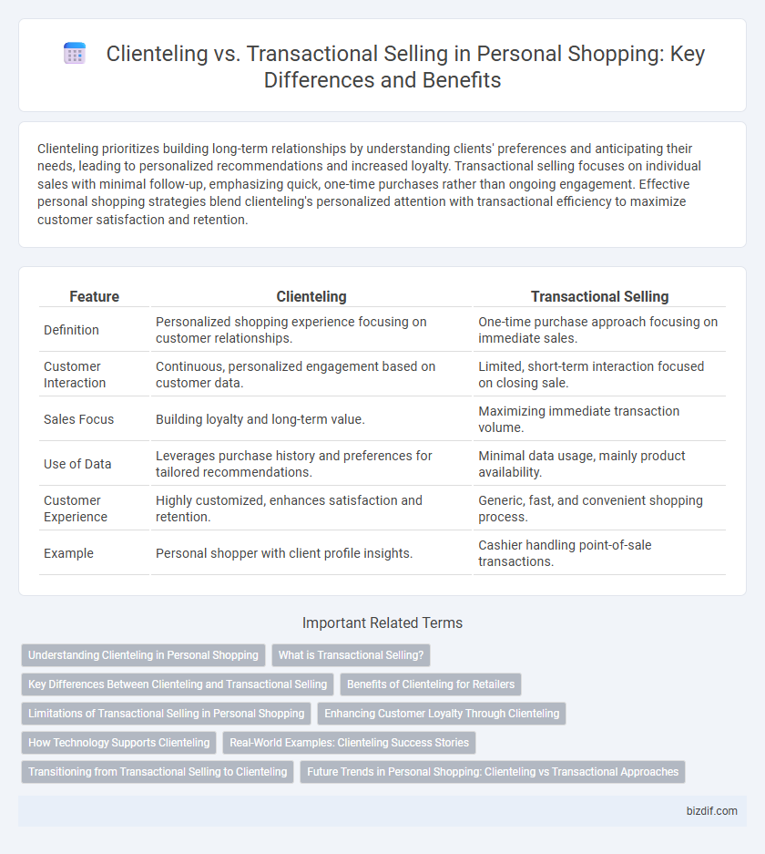 Clienteling vs. Transactional Selling in Personal Shopping: Key Differences and Benefits