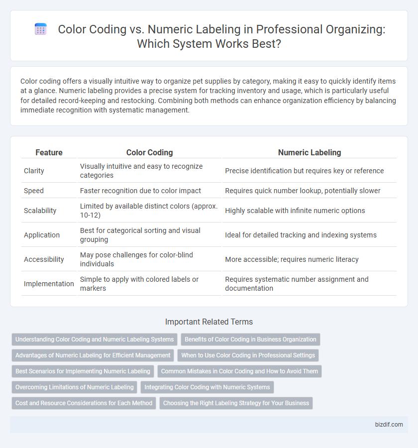 Color Coding vs. Numeric Labeling in Professional Organizing: Which System Works Best?