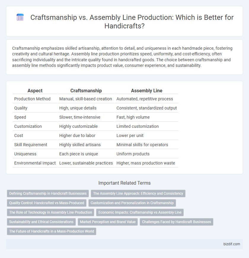 Craftsmanship vs. Assembly Line Production: Which is Better for Handicrafts?