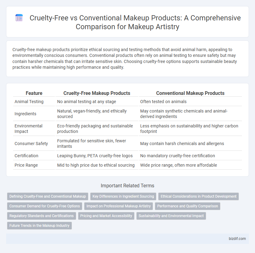 Cruelty-Free vs Conventional Makeup Products: A Comprehensive Comparison for Makeup Artistry