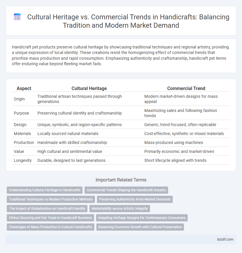 Cultural Heritage vs. Commercial Trends in Handicrafts: Balancing Tradition and Modern Market Demand