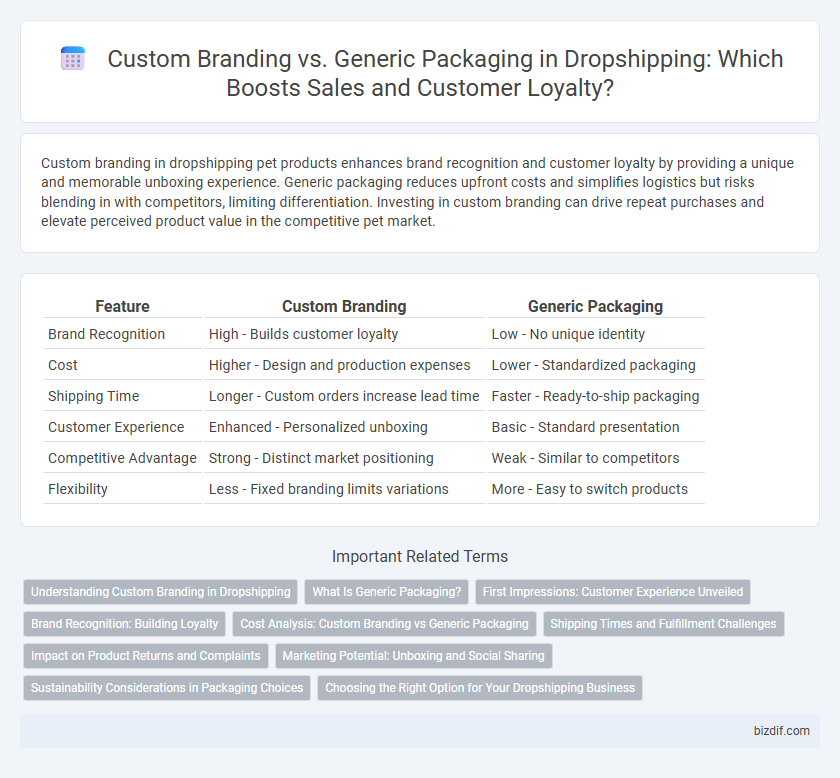 Custom Branding vs. Generic Packaging in Dropshipping: Which Boosts Sales and Customer Loyalty?