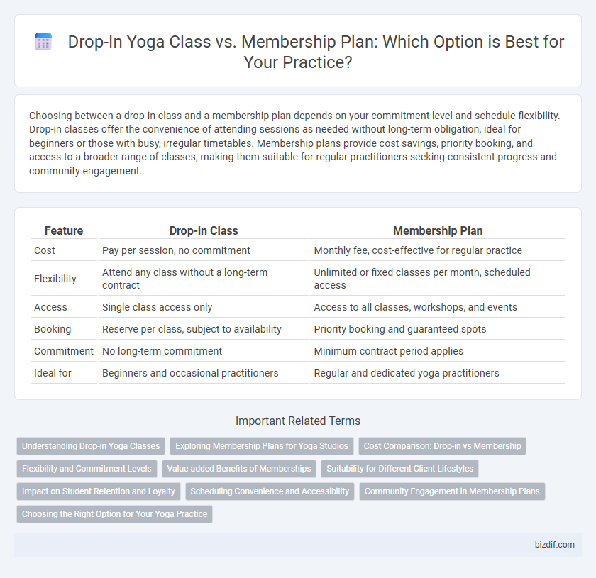 Drop-In Yoga Class vs. Membership Plan: Which Option is Best for Your Practice?