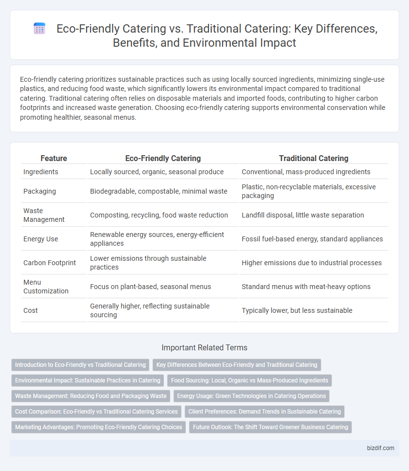 Eco-Friendly Catering vs. Traditional Catering: Key Differences, Benefits, and Environmental Impact