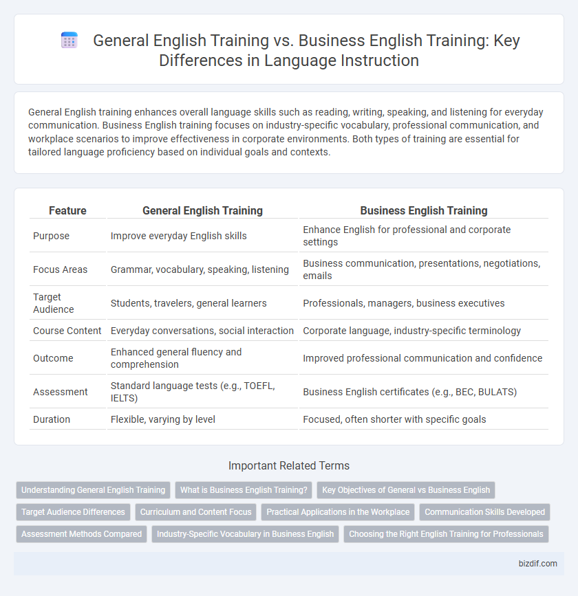 General English Training vs. Business English Training: Key Differences in Language Instruction