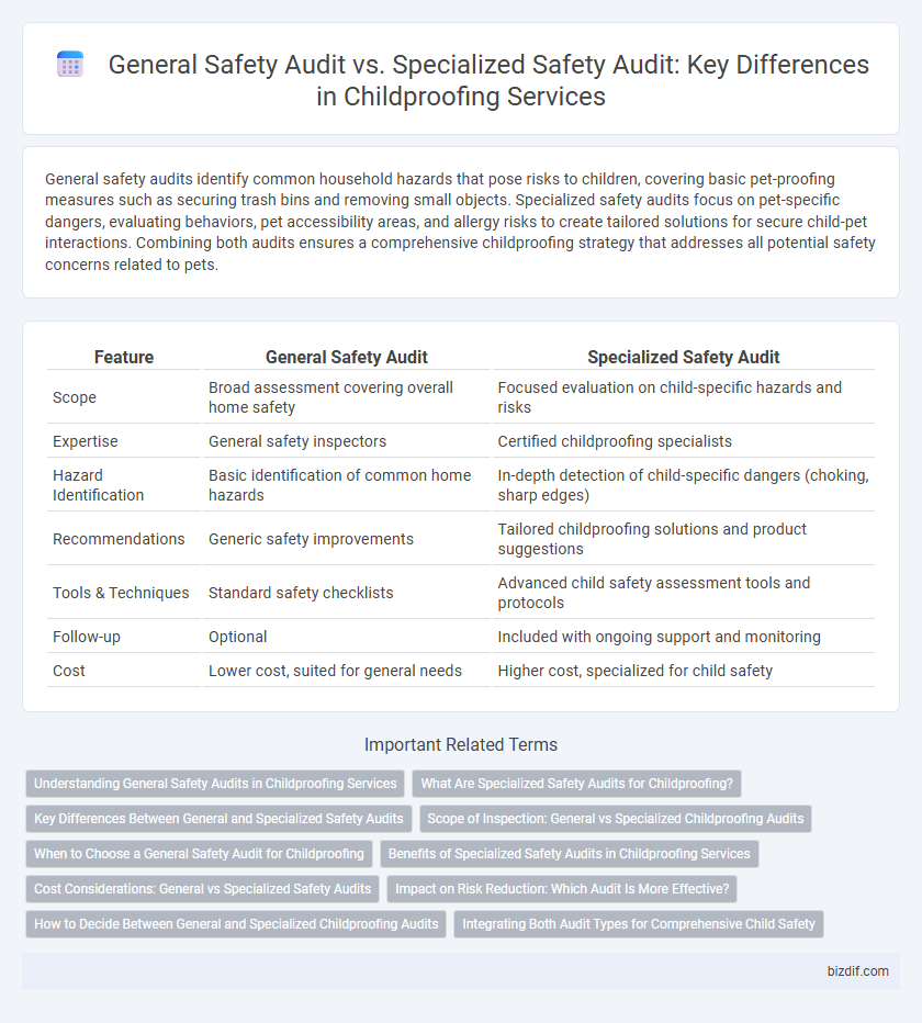General Safety Audit vs. Specialized Safety Audit: Key Differences in Childproofing Services