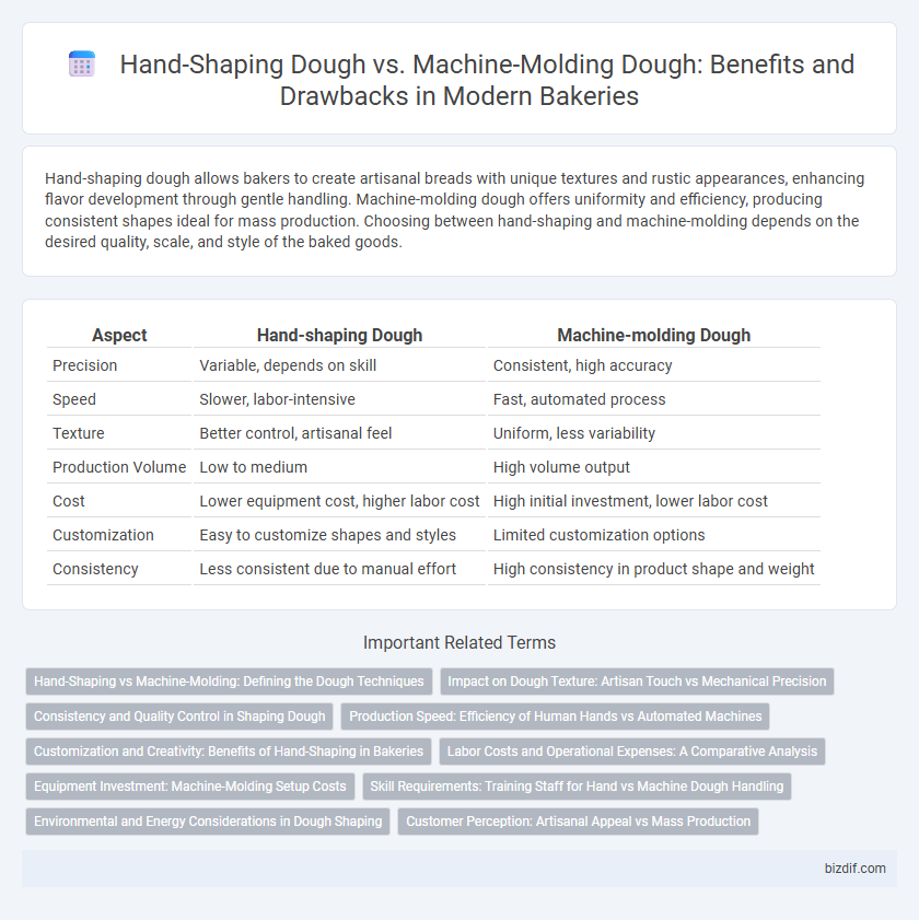Hand-Shaping Dough vs. Machine-Molding Dough: Benefits and Drawbacks in Modern Bakeries