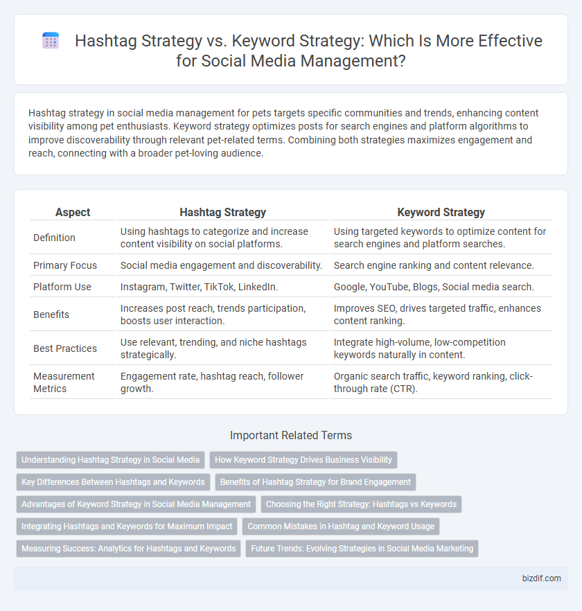 Hashtag Strategy vs. Keyword Strategy: Which Is More Effective for Social Media Management?