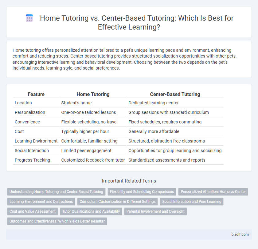 Home Tutoring vs. Center-Based Tutoring: Which Is Best for Effective Learning?