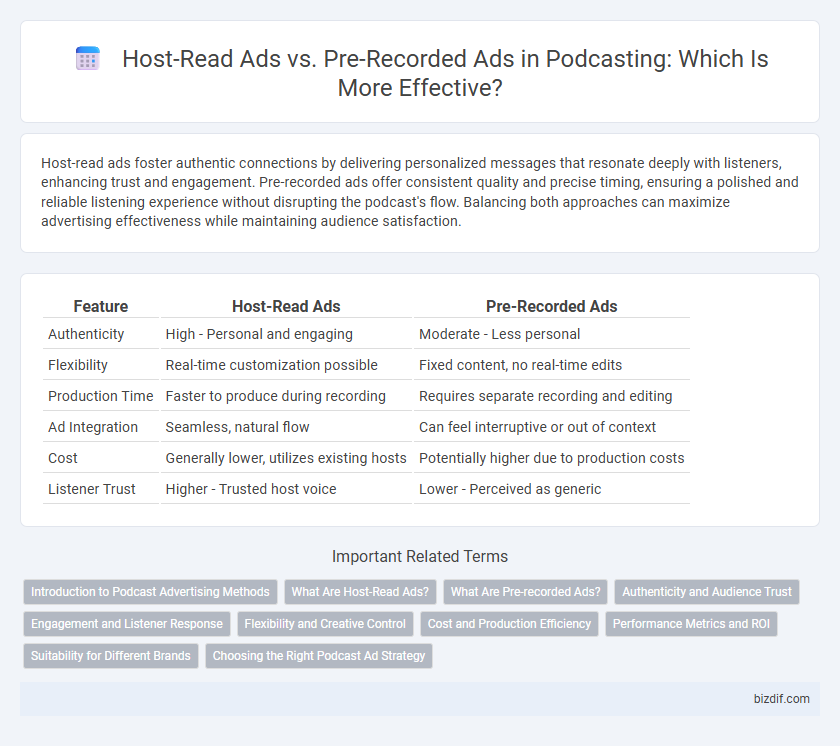 Host-Read Ads vs. Pre-Recorded Ads in Podcasting: Which Is More Effective?