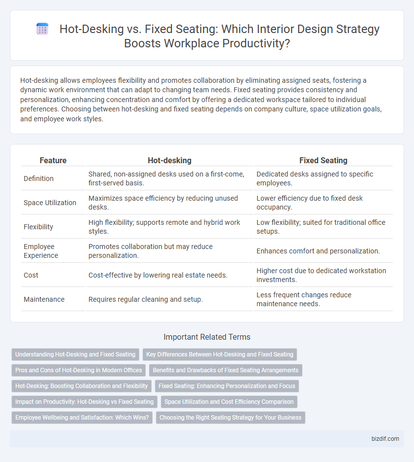 Hot-Desking vs. Fixed Seating: Which Interior Design Strategy Boosts Workplace Productivity?