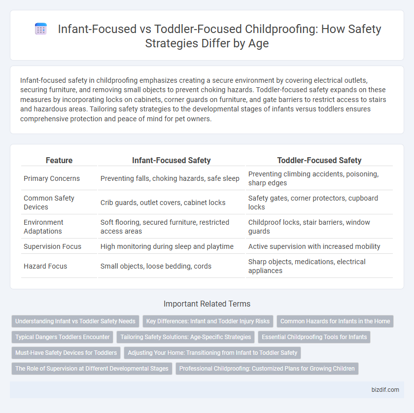Infant-Focused vs Toddler-Focused Childproofing: How Safety Strategies Differ by Age