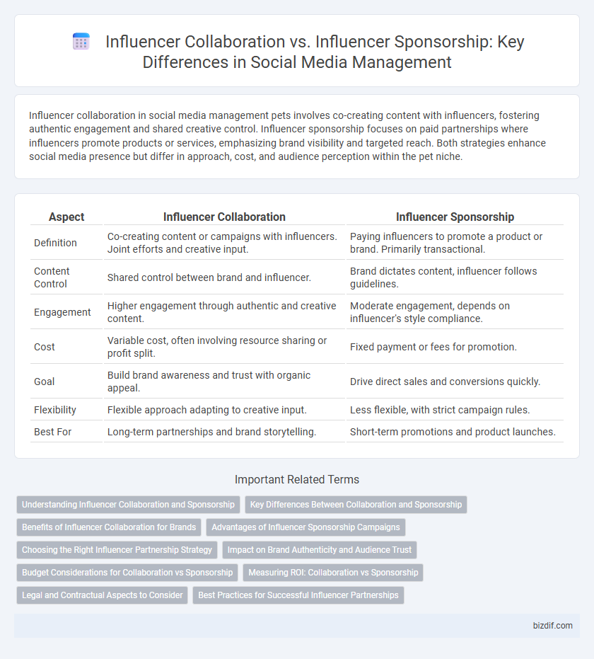 Influencer Collaboration vs. Influencer Sponsorship: Key Differences in Social Media Management