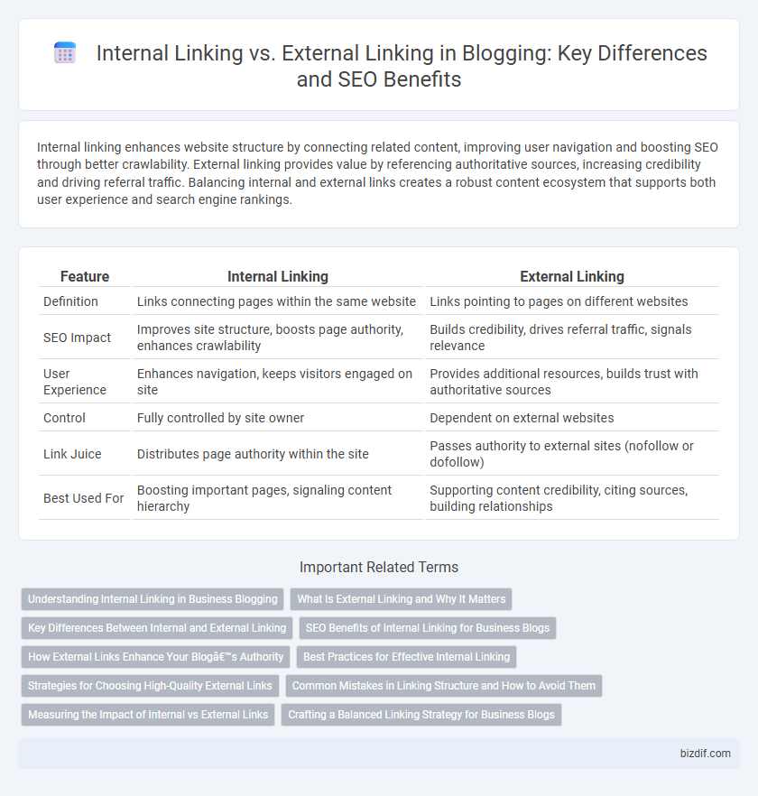 Internal Linking vs. External Linking in Blogging: Key Differences and SEO Benefits