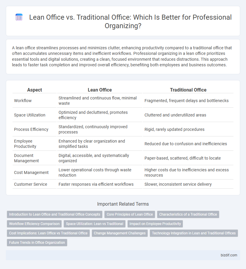 Lean Office vs. Traditional Office: Which Is Better for Professional Organizing?