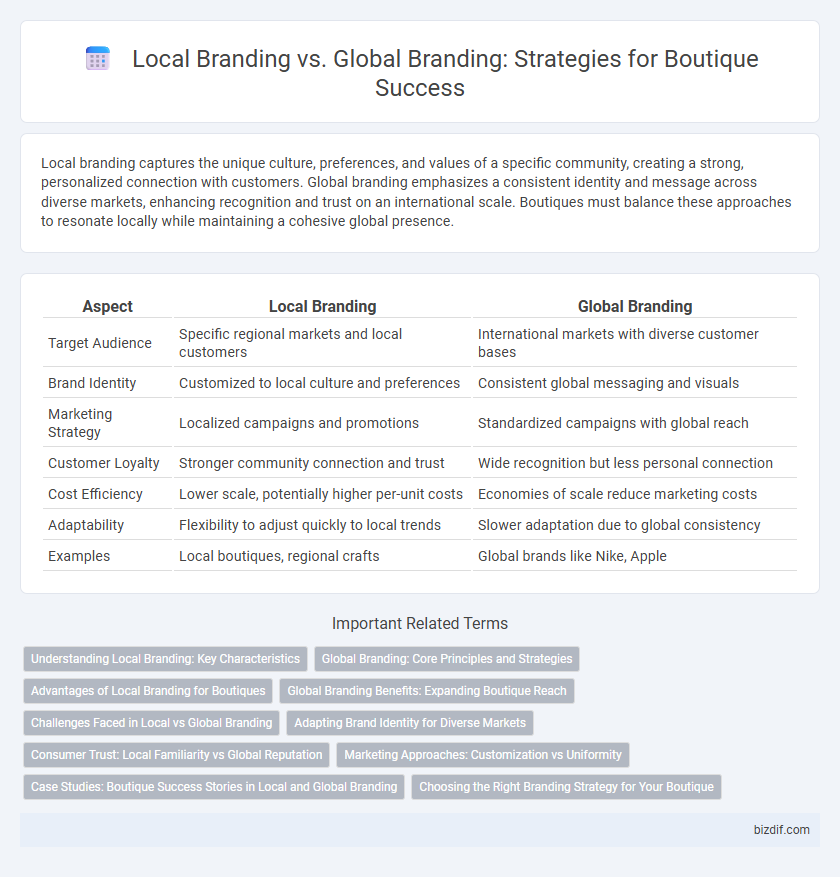Local Branding vs. Global Branding: Strategies for Boutique Success
