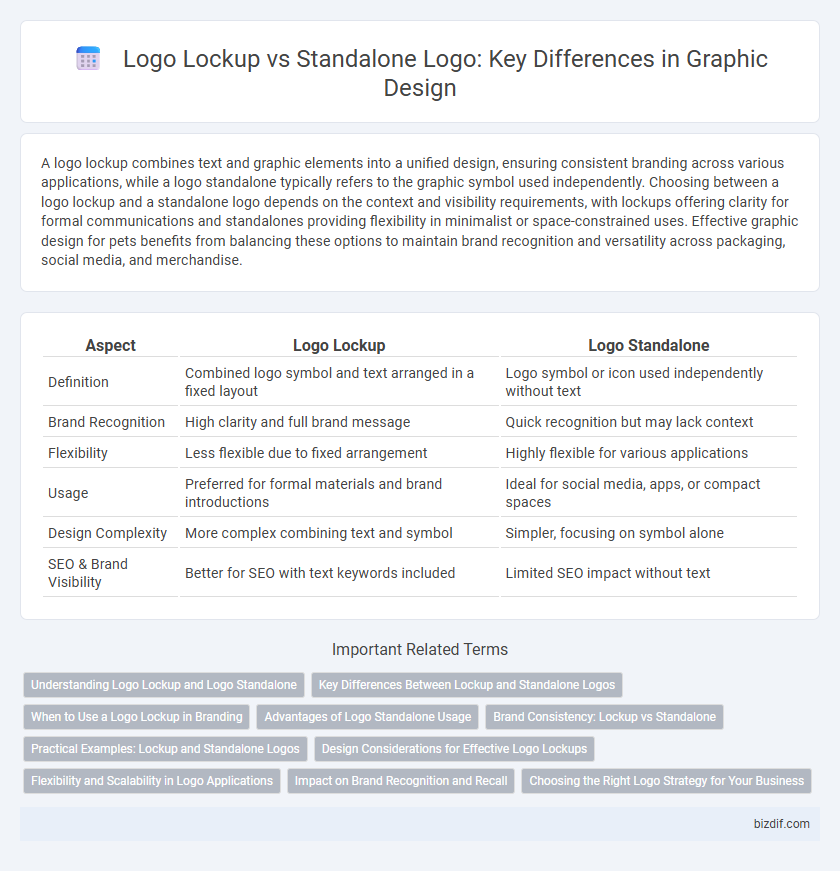 Logo Lockup vs Standalone Logo: Key Differences in Graphic Design