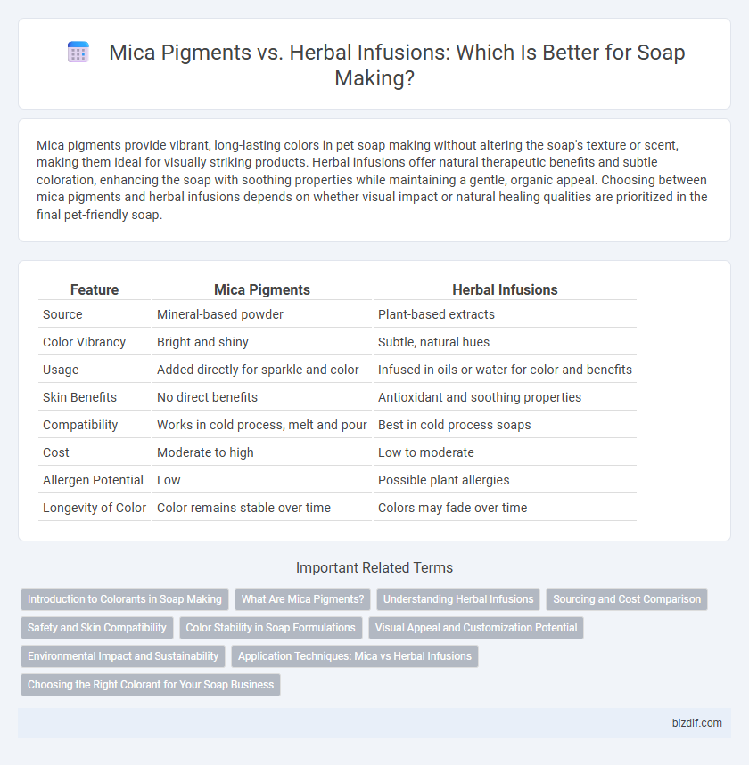 Mica Pigments vs. Herbal Infusions: Which Is Better for Soap Making?