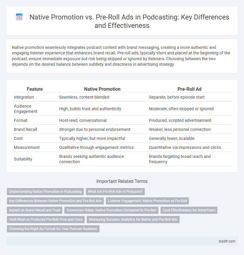 Native Promotion vs. Pre-Roll Ads in Podcasting: Key Differences and Effectiveness