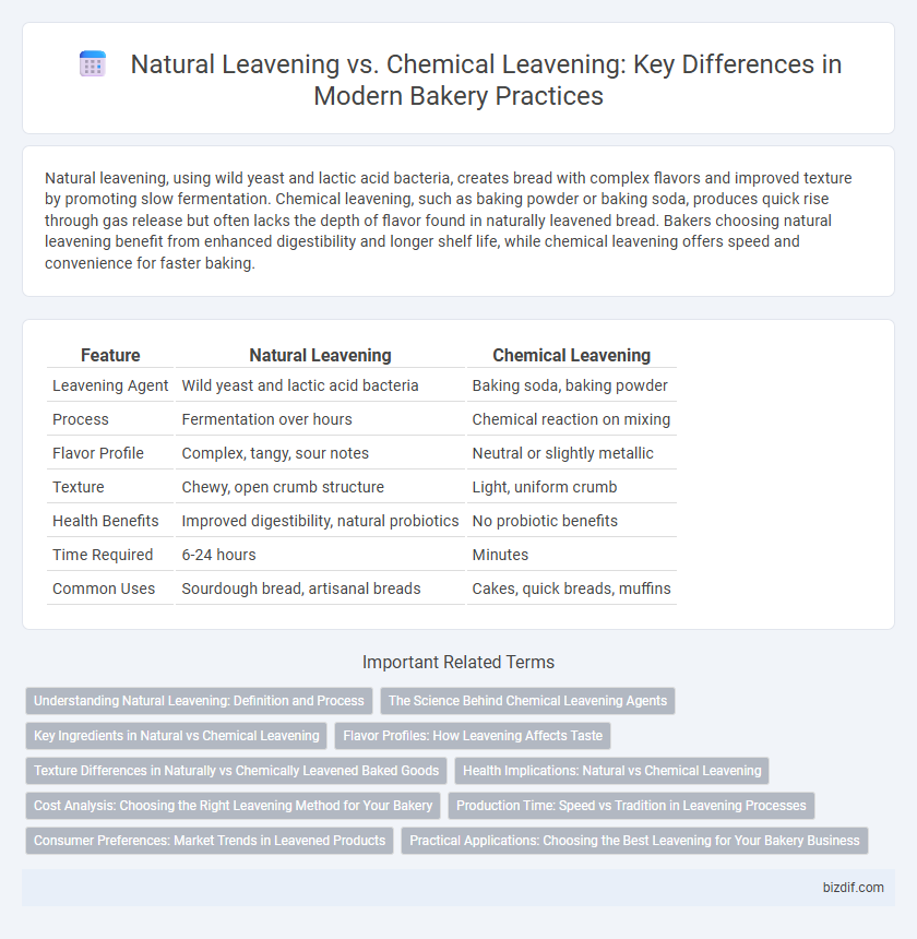 Natural Leavening vs. Chemical Leavening: Key Differences in Modern Bakery Practices
