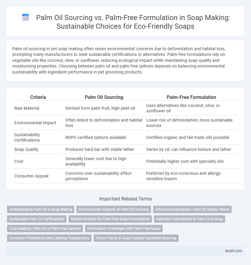 Palm Oil Sourcing vs. Palm-Free Formulation in Soap Making: Sustainable Choices for Eco-Friendly Soaps