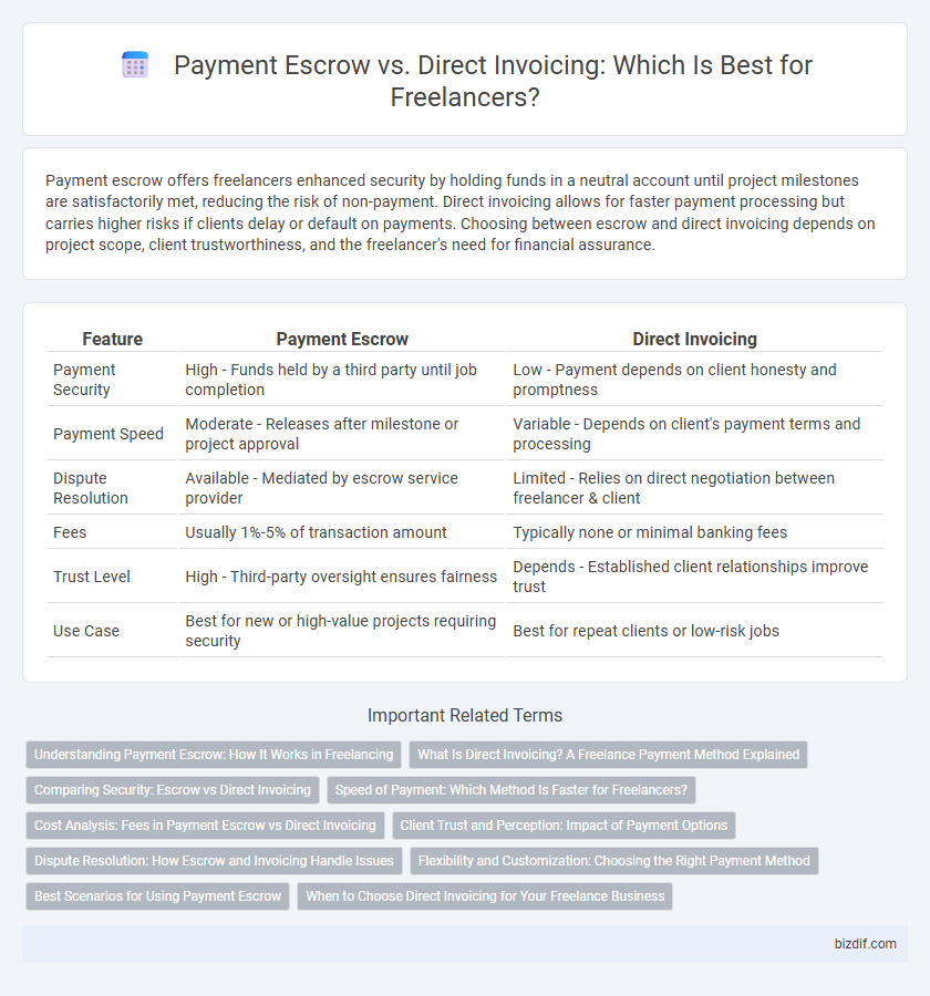 Payment Escrow vs. Direct Invoicing: Which Is Best for Freelancers?