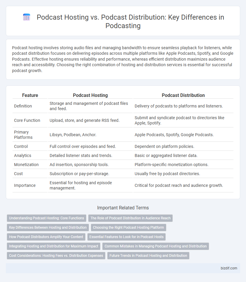 Podcast Hosting vs. Podcast Distribution: Key Differences in Podcasting