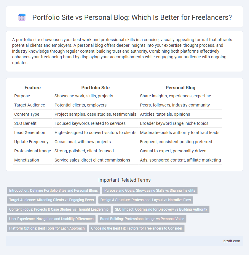 Portfolio Site vs Personal Blog: Which Is Better for Freelancers?