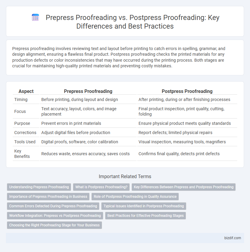 Prepress Proofreading vs. Postpress Proofreading: Key Differences and Best Practices