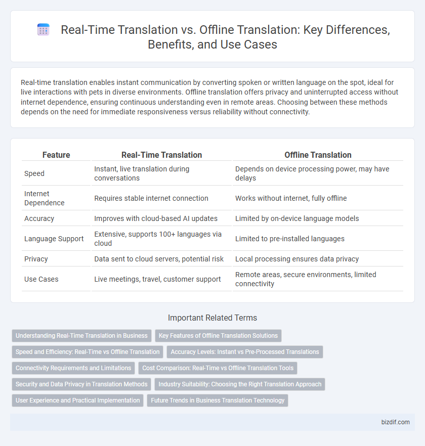 Real-Time Translation vs. Offline Translation: Key Differences, Benefits, and Use Cases