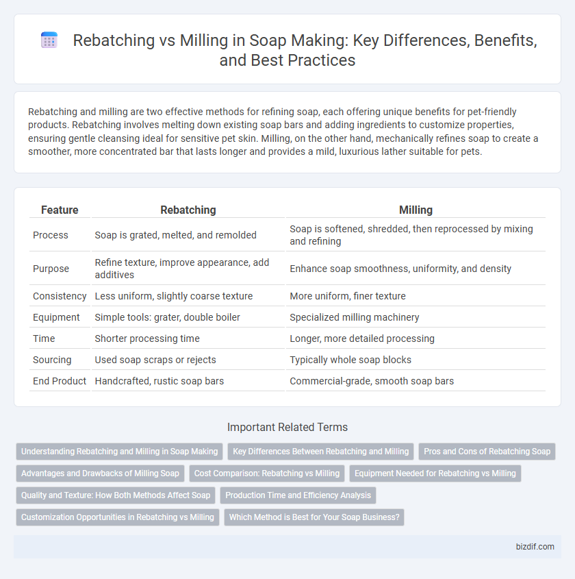 Rebatching vs Milling in Soap Making: Key Differences, Benefits, and Best Practices