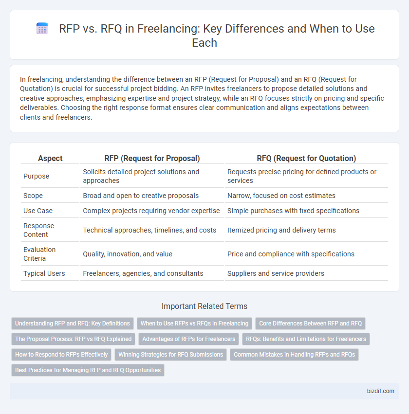 RFP vs. RFQ in Freelancing: Key Differences and When to Use Each