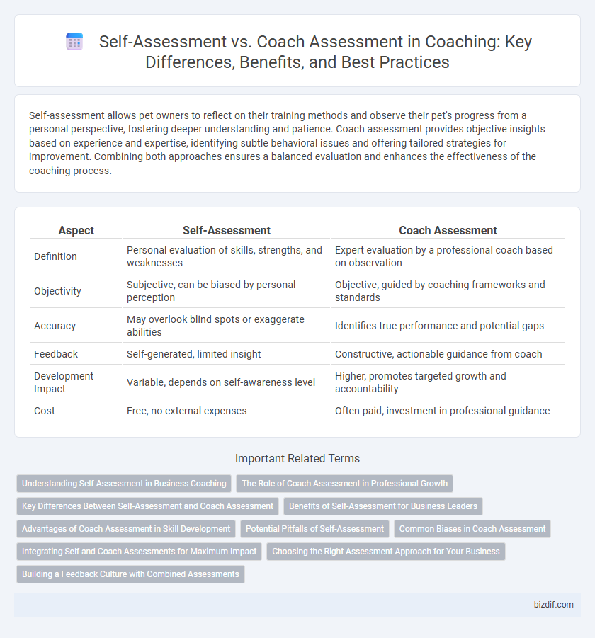 Self-Assessment vs. Coach Assessment in Coaching: Key Differences, Benefits, and Best Practices