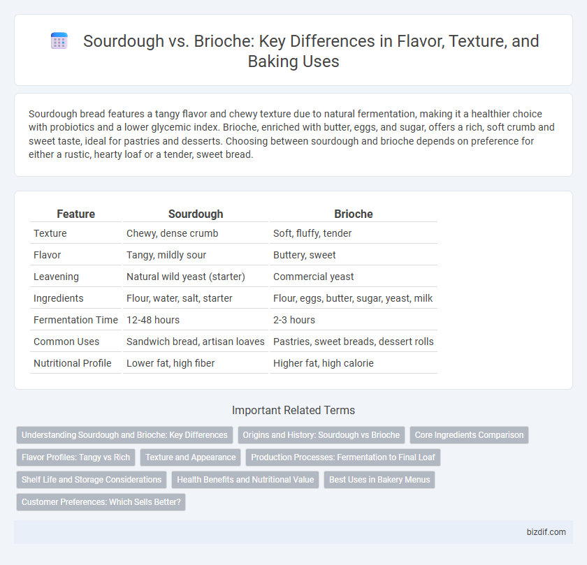 Sourdough vs. Brioche: Key Differences in Flavor, Texture, and Baking Uses