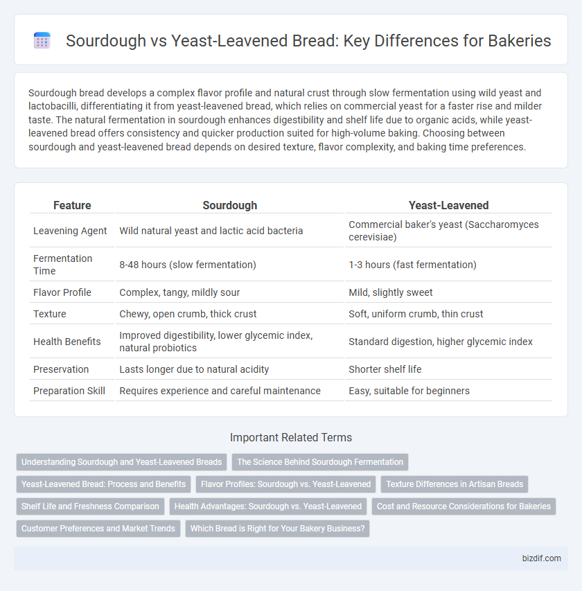 Sourdough vs Yeast-Leavened Bread: Key Differences for Bakeries