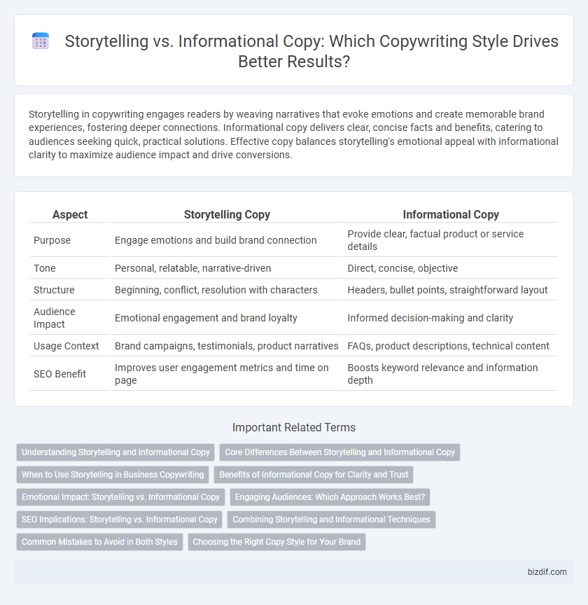 Storytelling vs. Informational Copy: Which Copywriting Style Drives Better Results?