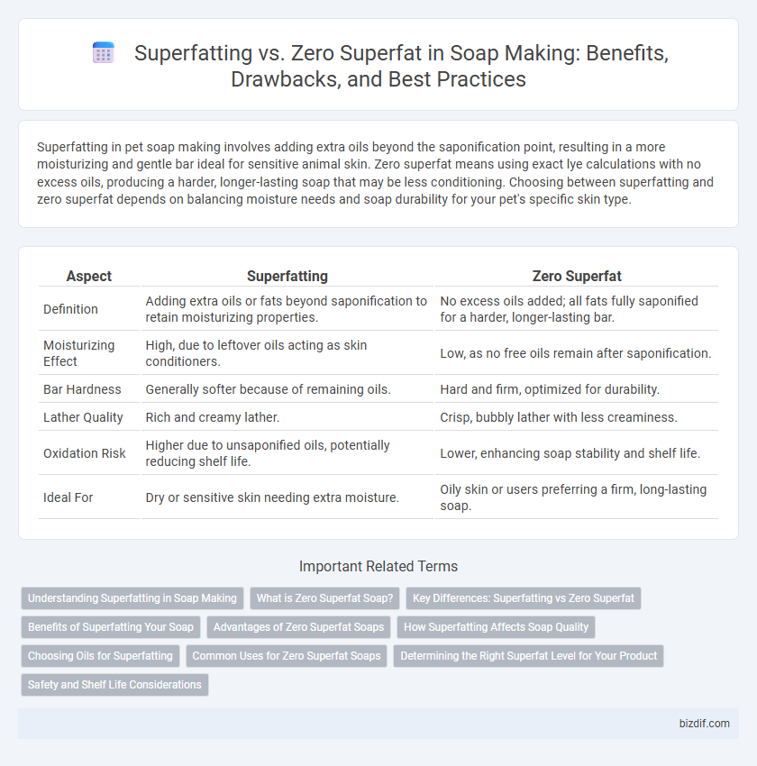 Superfatting vs. Zero Superfat in Soap Making: Benefits, Drawbacks, and Best Practices