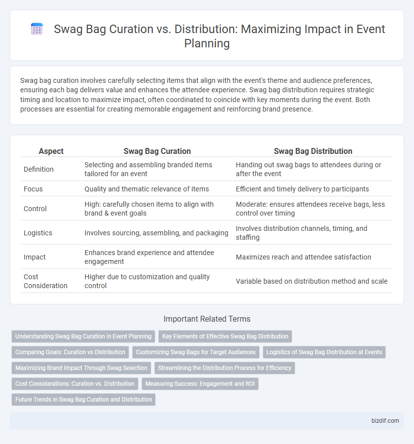 Swag Bag Curation vs. Distribution: Maximizing Impact in Event Planning