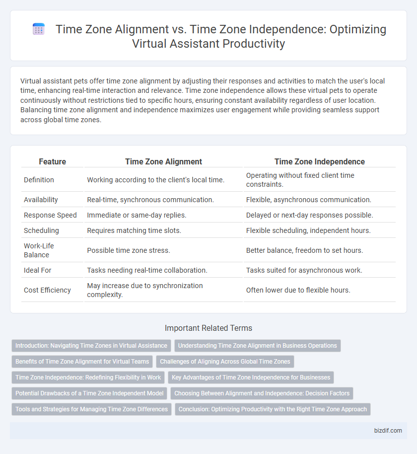 Time Zone Alignment vs. Time Zone Independence: Optimizing Virtual Assistant Productivity