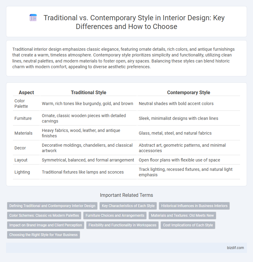 Traditional vs. Contemporary Style in Interior Design: Key Differences and How to Choose