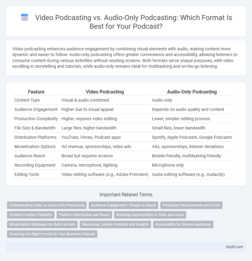 Video Podcasting vs. Audio-Only Podcasting: Which Format Is Best for Your Podcast?