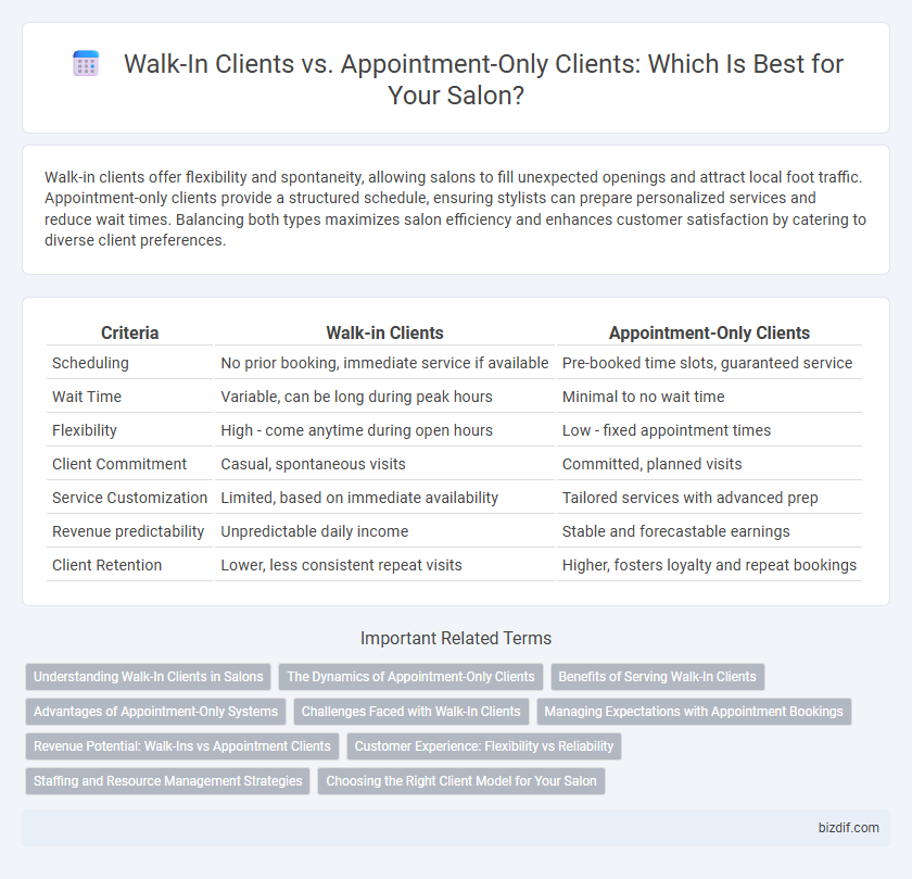 Walk-In Clients vs. Appointment-Only Clients: Which Is Best for Your Salon?