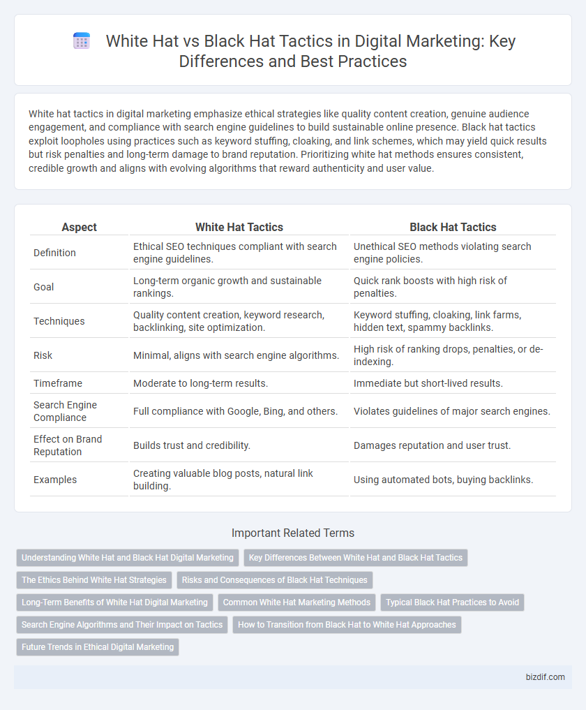 White Hat vs Black Hat Tactics in Digital Marketing: Key Differences and Best Practices