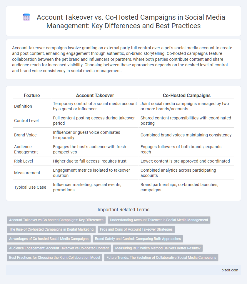 Account Takeover vs. Co-Hosted Campaigns in Social Media Management: Key Differences and Best Practices
