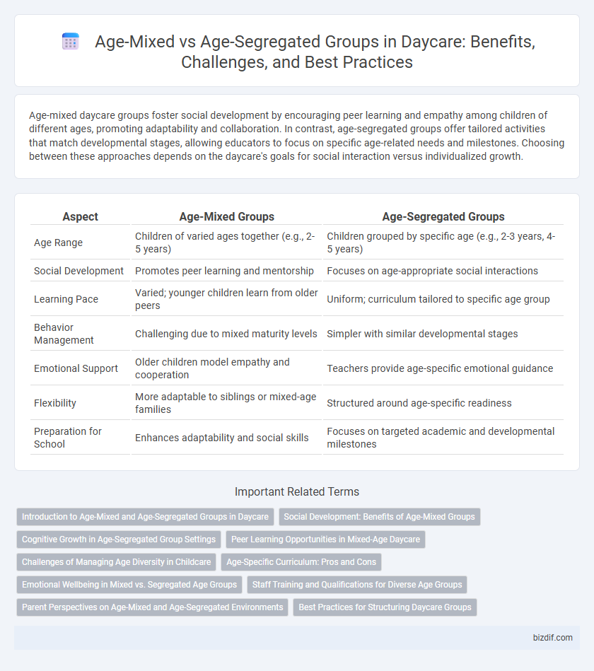 Age-Mixed vs Age-Segregated Groups in Daycare: Benefits, Challenges, and Best Practices