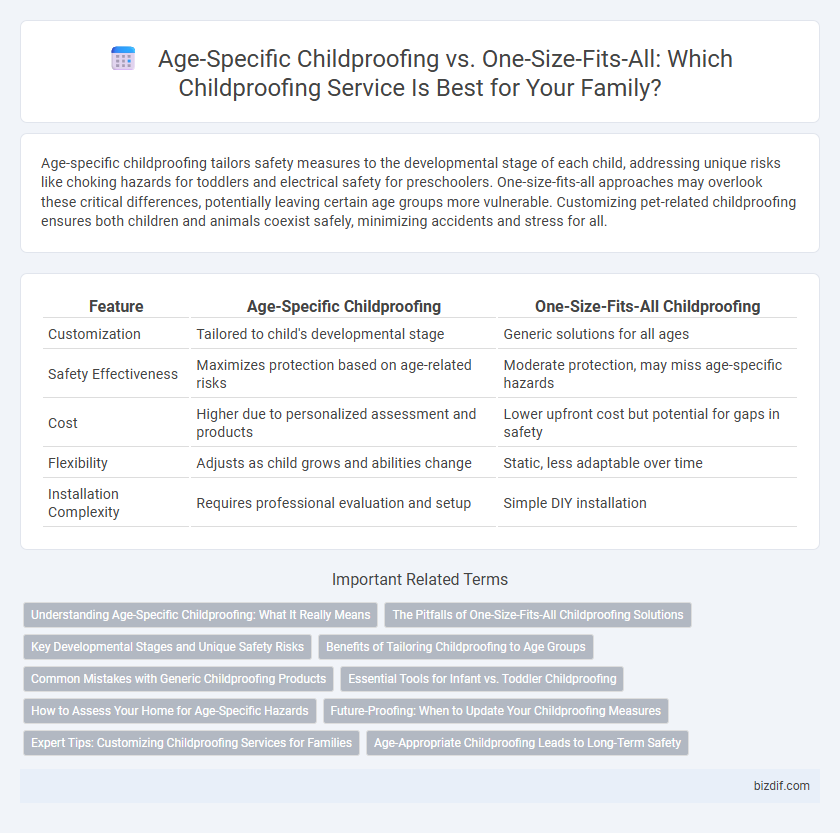 Age-Specific Childproofing vs. One-Size-Fits-All: Which Childproofing Service Is Best for Your Family?