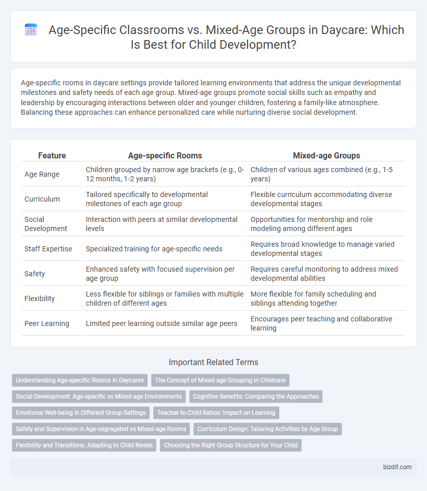 Age-Specific Classrooms vs. Mixed-Age Groups in Daycare: Which Is Best for Child Development?