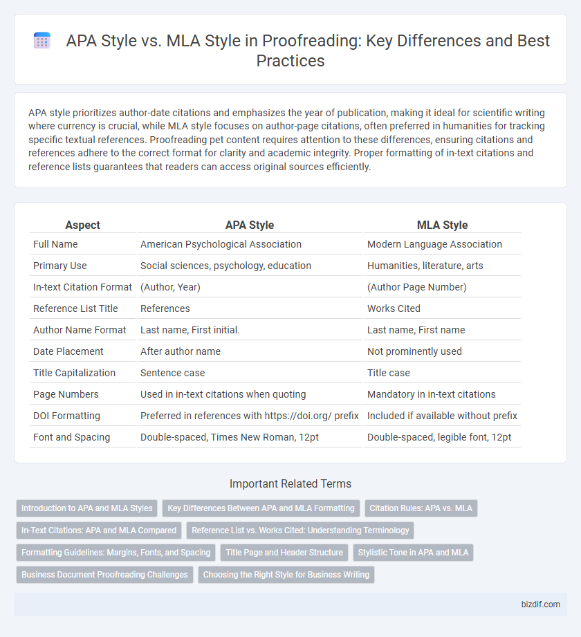 APA Style vs. MLA Style in Proofreading: Key Differences and Best Practices
