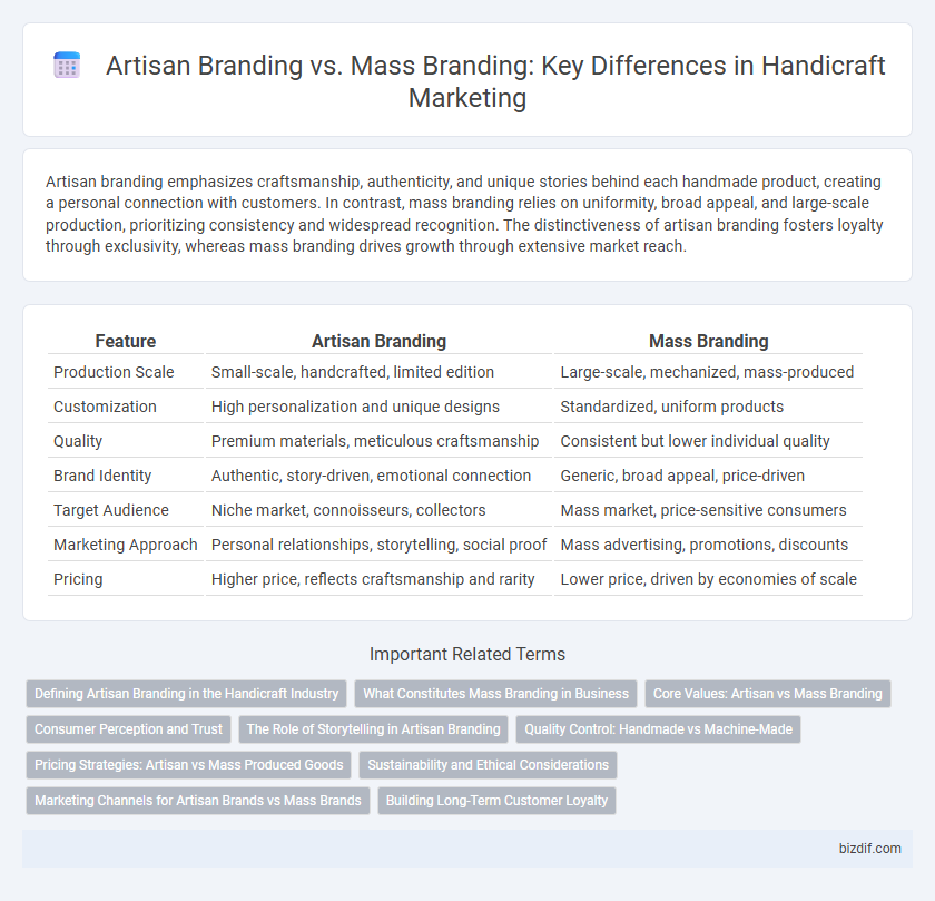 Artisan Branding vs. Mass Branding: Key Differences in Handicraft Marketing