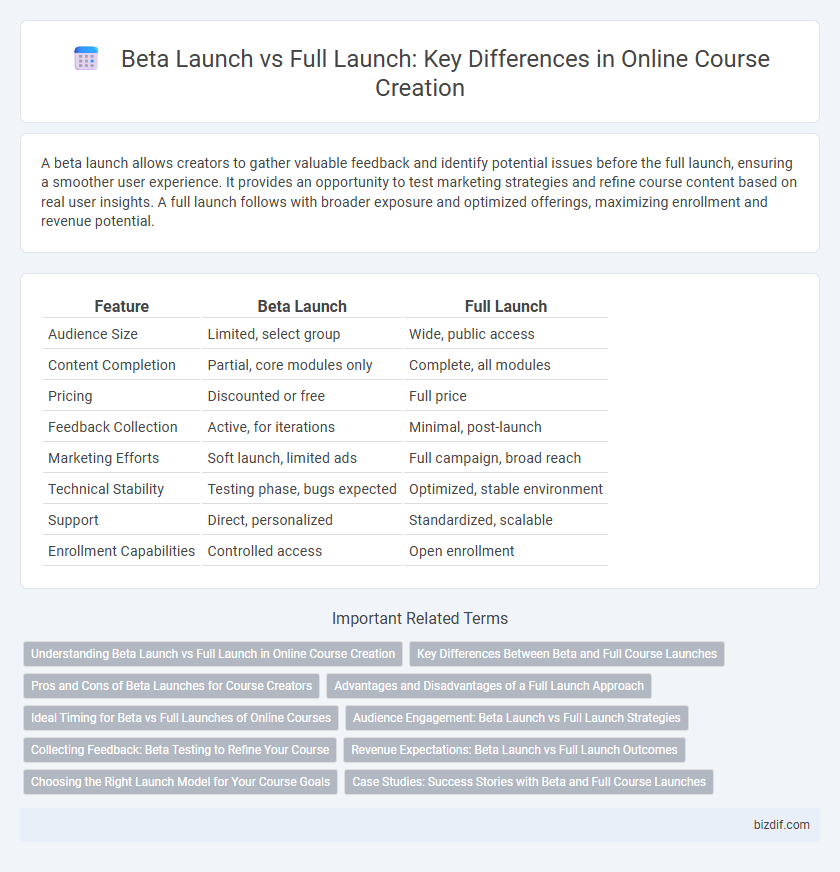 Beta Launch vs Full Launch: Key Differences in Online Course Creation